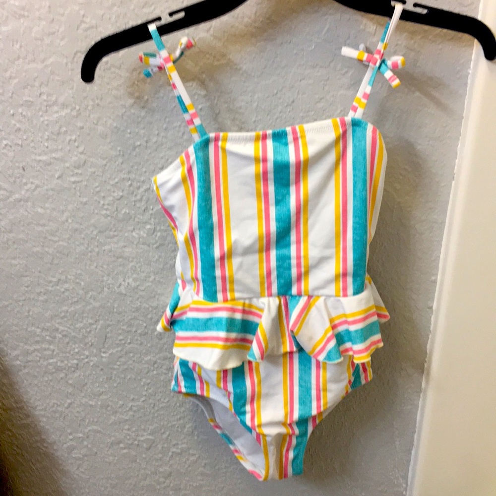 GB girls striped one piece